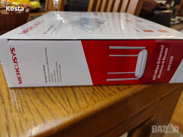 Чисто нов ,не разопакован Рутер Mercusys MW325R, снимка 2 - Рутери - 52909185