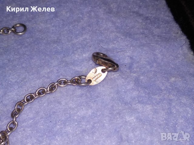 АРТИСТИЧНА ИТАЛИАНСКА СРЕБЪРНА ГРИВНА СРЕБРО 925 със СРЕБЪРНИ ВИСУЛКИ БУТИКОВО БИЖУ 34502, снимка 11 - Гривни - 39379090