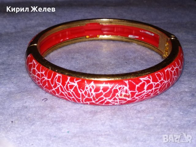 ПРЕКРАСНА МЕСИНГОВА ПОЗЛАТЕНА ФЕШЪН АРТ ГРИВНА 37924, снимка 9 - Гривни - 40837182