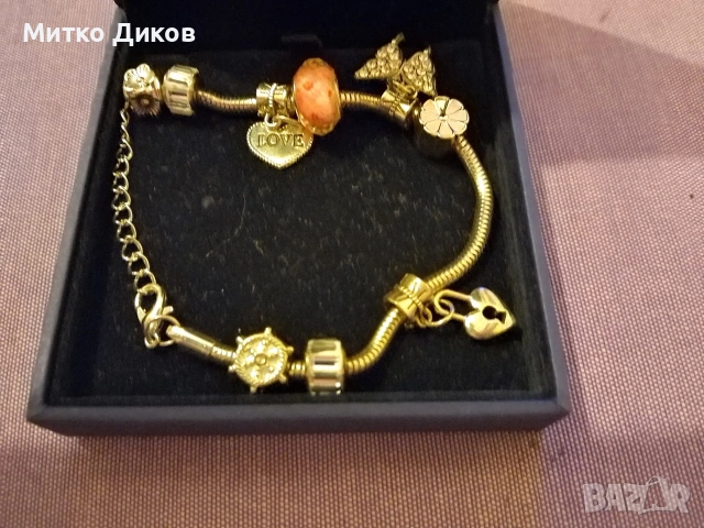 Гривна верижка Сваровски#5, снимка 3 - Гривни - 53798384