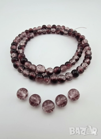 Стъклени Мъниста за Бижута 10мм 8мм 6 мм 4мм J213