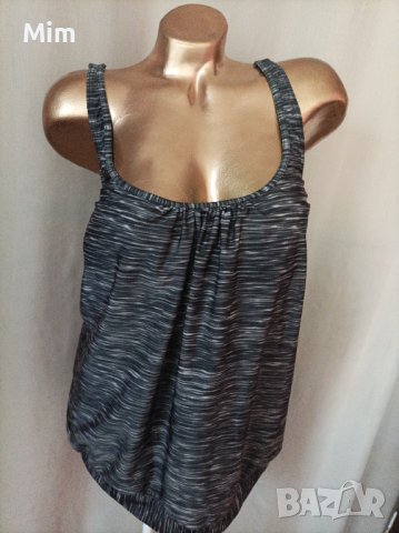 56  Сиво /меланж / танкини/ потник/за едра дама , снимка 5 - Бански костюми - 41657587