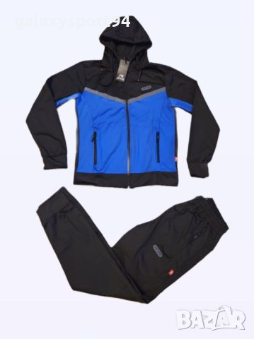 Червен Анцуг с Черно Долнище 2023г Полиамид материя, снимка 6 - Спортни дрехи, екипи - 42170868