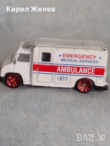 Метална количка MADE IN CHINA стара рядка линейка за КОЛЕКЦИЯ ДЕКОРАЦИЯ 37677