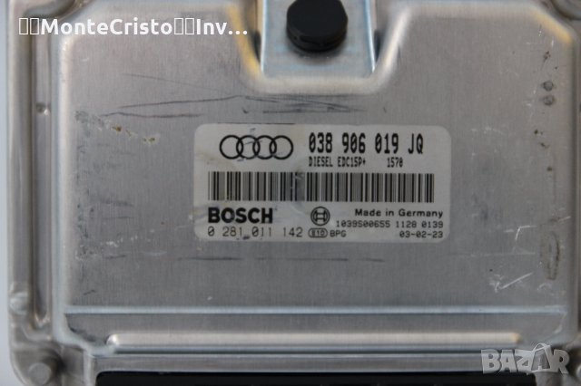 Моторен компютър Audi A4 B6 (2000-2004г.) 038906019JQ / 038 906 019 JQ / 0281011142 / 0 281 011 142, снимка 2 - Части - 34643235
