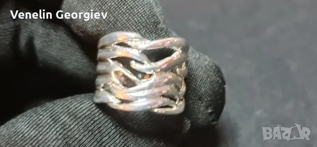 Дамски сребърни пръстени проба 925. Размер: 54-53, снимка 7 - Пръстени - 49829813