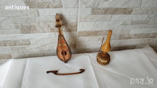 Декорации - дърворезба - Лампа - Български, снимка 2 - Антикварни и старинни предмети - 36071958