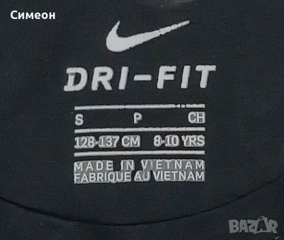 Nike DRI-FIT оригинална тениска ръст 128-137см Найк спорт фланелка, снимка 3 - Детски тениски и потници - 41781436