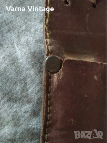 Стара кожена кания за нож., снимка 2 - Ножове - 53859500