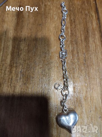 Сребърна гривна (72), снимка 6 - Гривни - 39061161