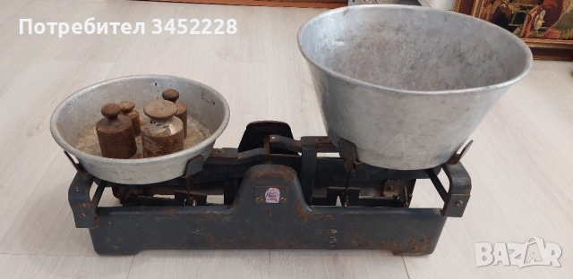 кантар ретро и теглилки за ценители , снимка 3 - Антикварни и старинни предмети - 51710722