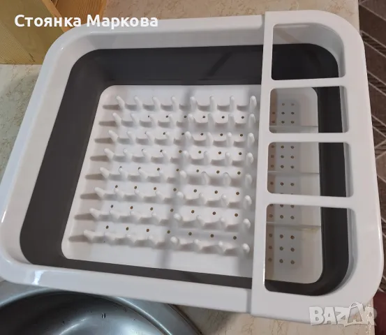 Силиконов нов сушилник за съдове, снимка 3 - Форми - 49614123