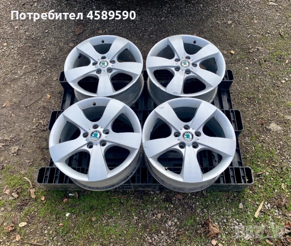 4бр.Алуминиеви джанти 17цола 5x112 за Skoda Octavia,Vw Caddy,Golf,Audi A3,Seat Leon