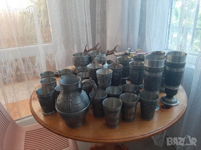 колекционерски зинн чаши бокали кани, снимка 4 - Антикварни и старинни предмети - 40900665