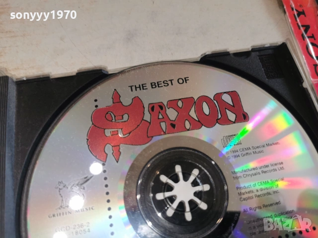 SAXON CD 3001261525, снимка 4 - CD дискове - 53284533