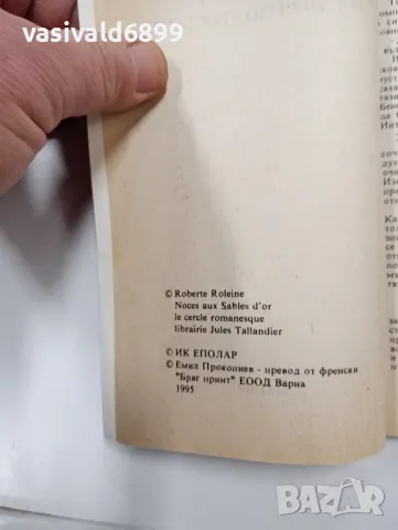 Роберт Ролен - Меден месец на "Златни пясъци", снимка 5 - Художествена литература - 48563053