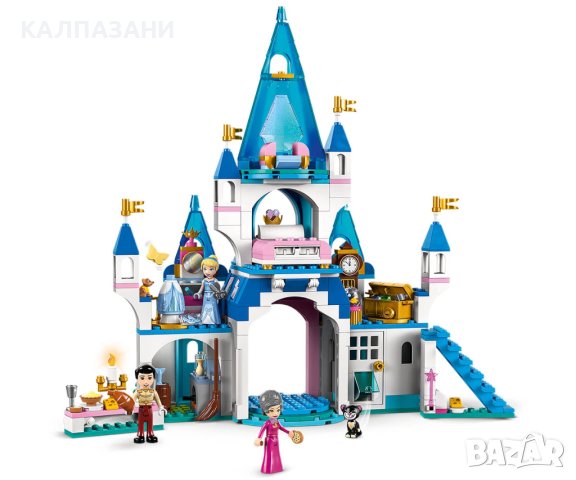LEGO® Disney Princess™ 43206 - Замъкът на Пепеляшка и Чаровния принц, снимка 6 - Конструктори - 44336364