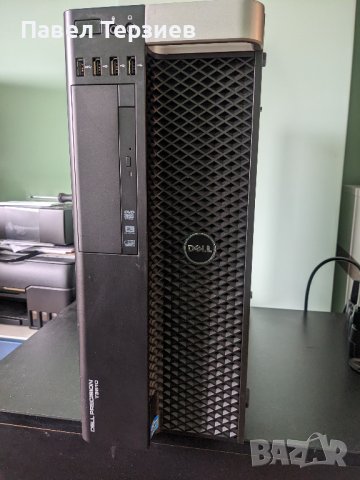 Мощен компютър Dell Precision T3610 - Xeon 2680v2/64GB DDR3/240SSD + 1TB HDD, снимка 1 - Работни компютри - 44418046