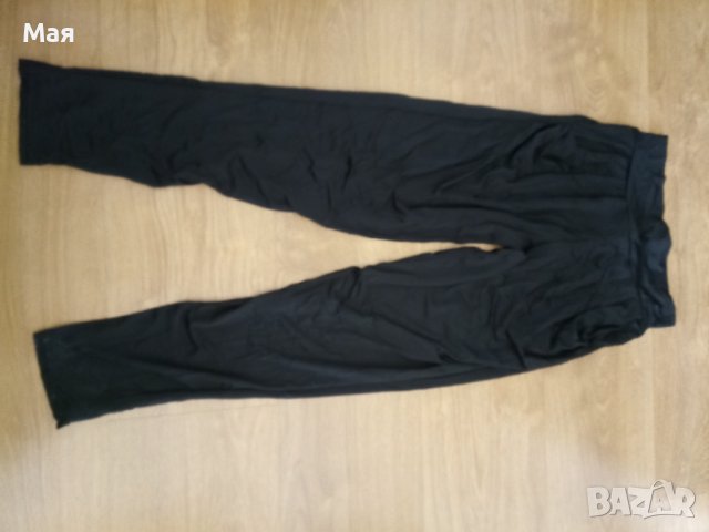 Дамски черен панталон лек шалвар, снимка 3 - Панталони - 38844353