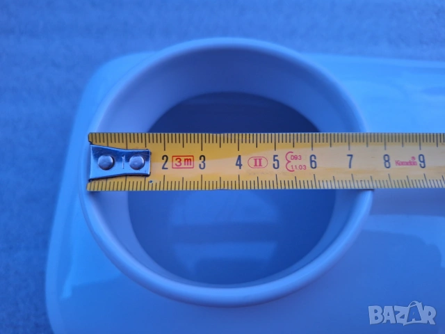 Sagaform керамична поставка за саксийки двойна с подложна чинийка, снимка 6 - Стайни растения - 53375113