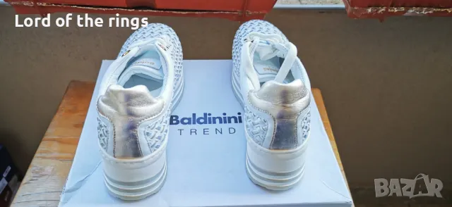Оригинални маркови дамски кожени сникърси BALDININI TREND - 37 номер, снимка 4 - Маратонки - 49934605