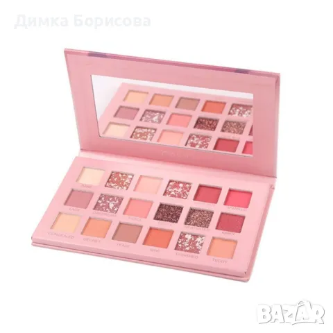 Палитра сенки за очи с 18 нюанса и огледало