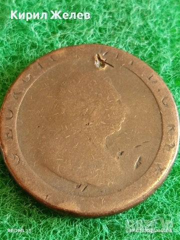 СТАРА монета пени Великобритания рядка за КОЛЕКЦИЯ ДЕКОРАЦИЯ 53131, снимка 6 - Нумизматика и бонистика - 53128997