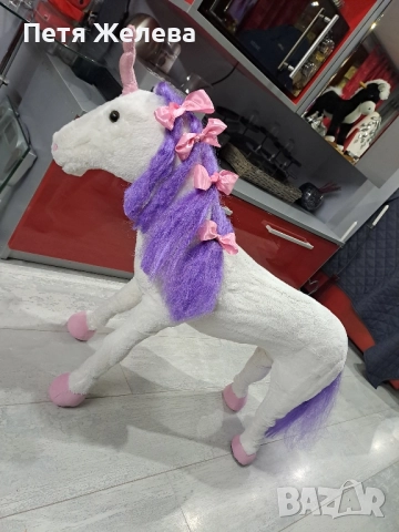 Пухкав еднорог за яздене издаващ звуци, снимка 2 - Други - 52493695
