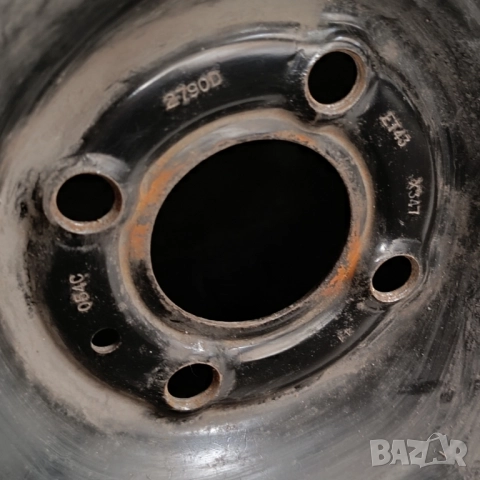 Метални джанти 4 бр. със зимни гуми, снимка 3 - Гуми и джанти - 52358931