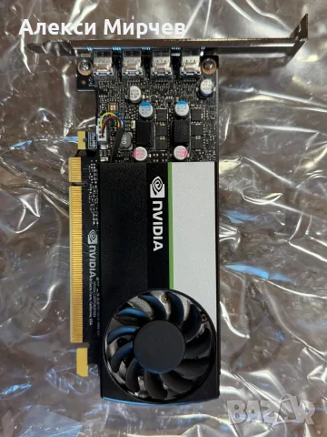 Nvidia HP T1000 - 8GB GDDR6 PCIe3x16 896 CUDA 50W 4x mDP, снимка 2 - Видеокарти - 55815763