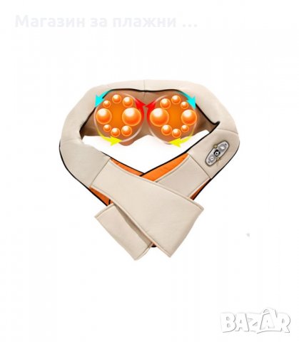 ШИАЦУ МАСАЖОР,3D,ЦЯЛО ТЯЛО, 220V, 12V - код 2223, снимка 2 - Масажори - 34203801