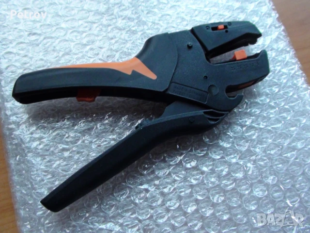 Weidmüller Stripax 16 - MADE IN GERMANY -Profi Автомат. Клещи за сваляне кабелна изолация 6/10/16mm², снимка 2 - Клещи - 50944296