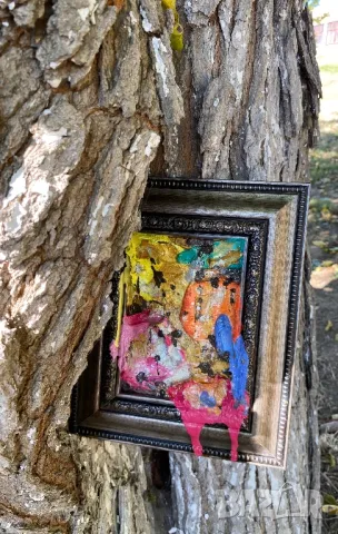 Авторска картина абстракция , снимка 11 - Картини - 42071375