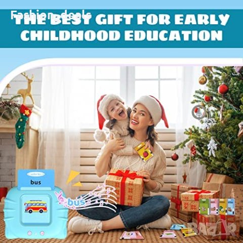 Нова Играчка за малки деца Монтесори флаш карти за обучение думи, снимка 6 - Образователни игри - 40845301