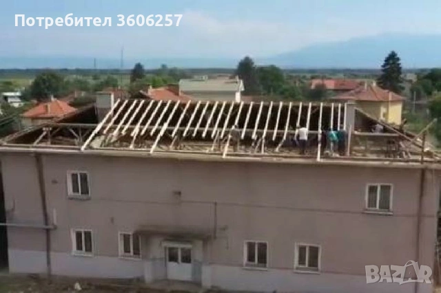 Строителна фирма за ремонт на покрив Хидроизолация навеси Градински къщи 