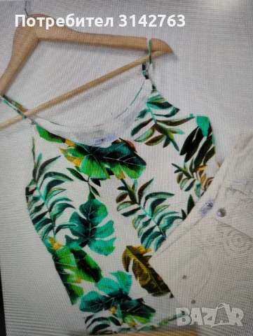 Летен топ от вискоза. XL/XXL, снимка 3 - Потници - 49525661