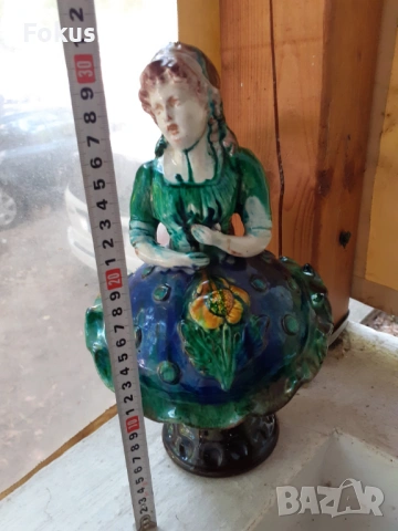 Стара българска троянска керамика стомна делва крондир, снимка 7 - Антикварни и старинни предмети - 53416813