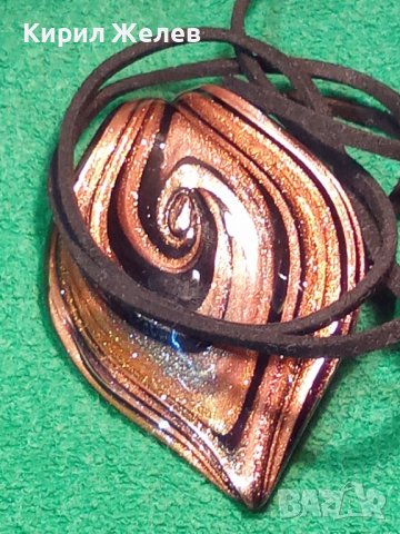 МУРАНО ВЕНЕЦИАНСКО МАРКОВО СТЪКЛО Мурано АРТ ПЕНДАНТ МЕДАЛЬОН 22824, снимка 17 - Колиета, медальони, синджири - 33434976