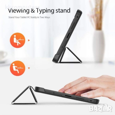 DUX DUCIS Domo Series Магнитен калъф с протектор за ZTE nubia Flip2 / Lenovo Tab K9 / Tab One| Черен, снимка 6 - Калъфи, кейсове - 51973739