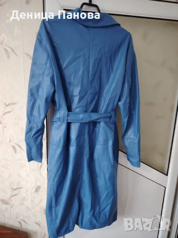 Дамско кожено манто, снимка 4 - Палта, манта - 47484731