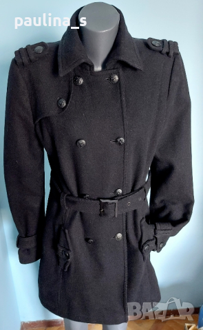 Марково вълнено палто "Tom Tailor" / голям размер , снимка 3 - Палта, манта - 44804023