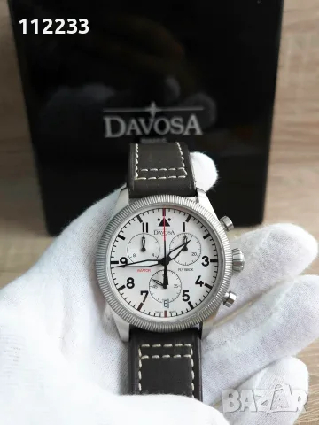 БАРТЕР DAVOSA Aviator FLY BACK Chronograph, снимка 4 - Декорация за дома - 43893900