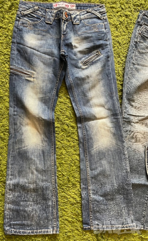 2 чифта нови дънки 30 номер, снимка 2 - Дънки - 36136134