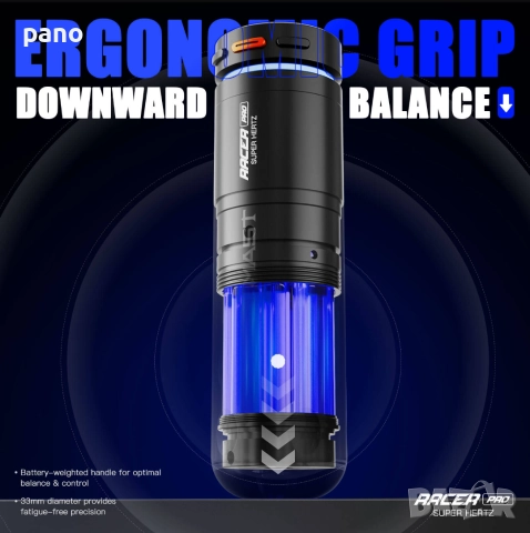 MAST Racer Pro super hertz tattoo kit Комплект за татуиране, с две батерии.Татуировки/татуси., снимка 2 - Друго оборудване - 52637497