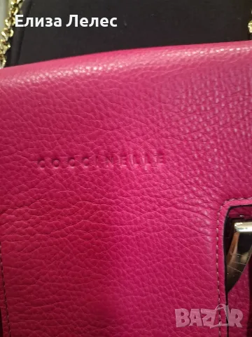 Coccinelle чанта от естествена кожа , снимка 2 - Чанти - 55729009