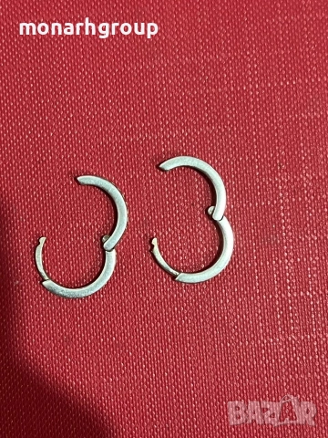 Сребърни обеци, снимка 3 - Обеци - 52743368