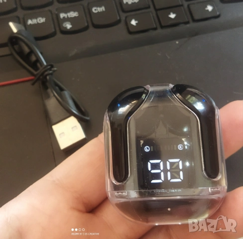 Безжични Bluetooth слушалки с зарядно 