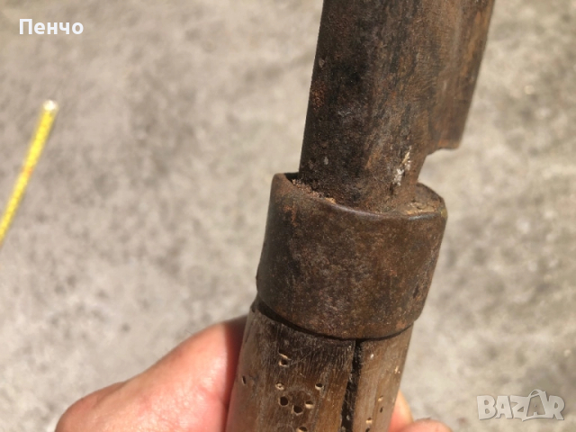 стар голям сатър, снимка 8 - Ножове - 51602818