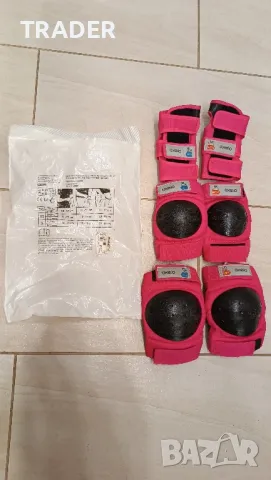комплект детски протектори наколенки налакътници PLAY 3Х2 за ролери скейт тротинетка, снимка 1