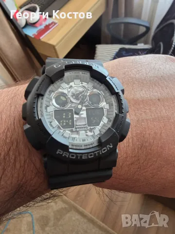 Часовник Casio G-Shock Ga-100 - оригинал!, снимка 6 - Водоустойчиви - 50034881